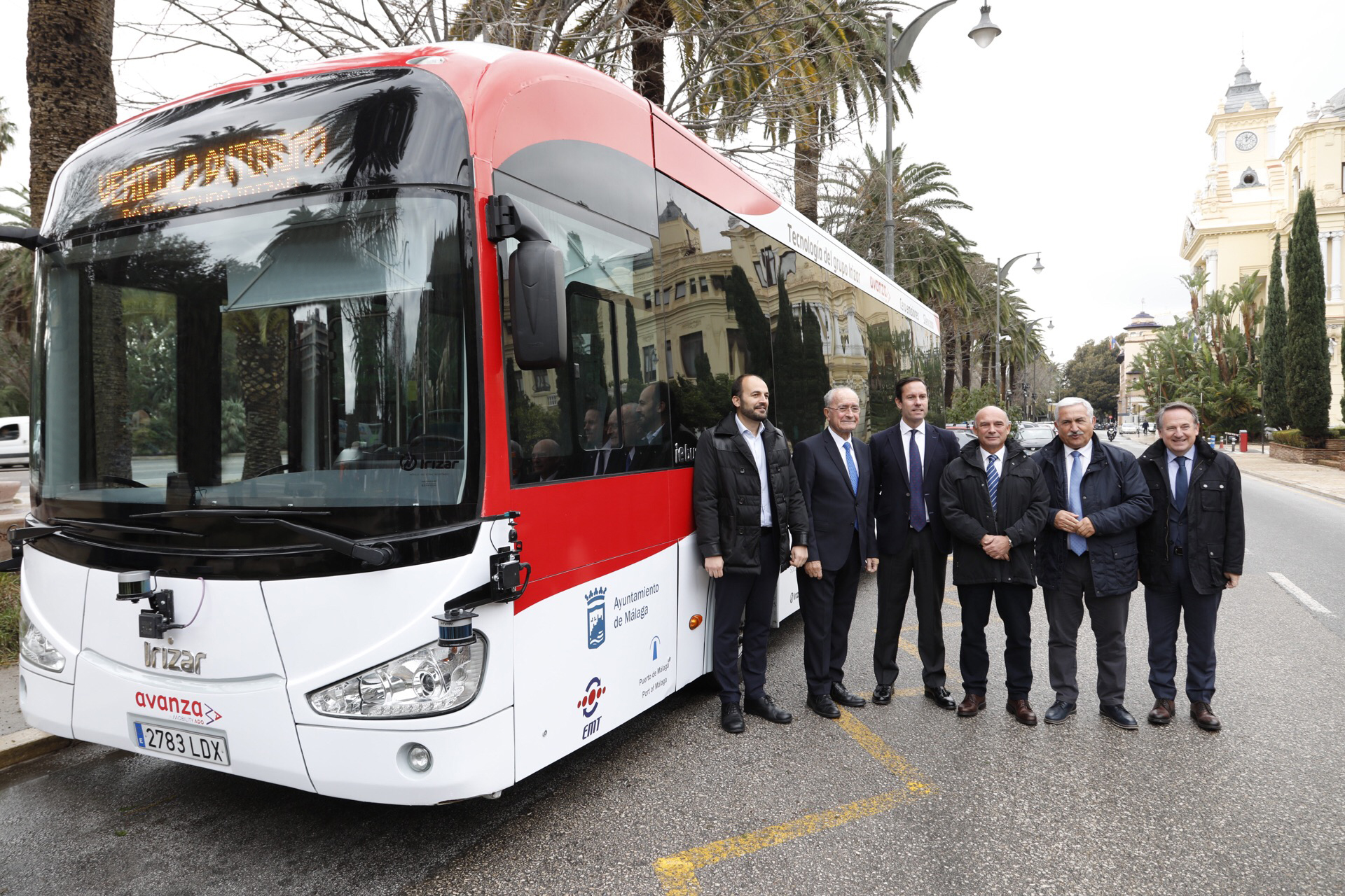 The first Irizar Group autonomous bus is presented in Malaga