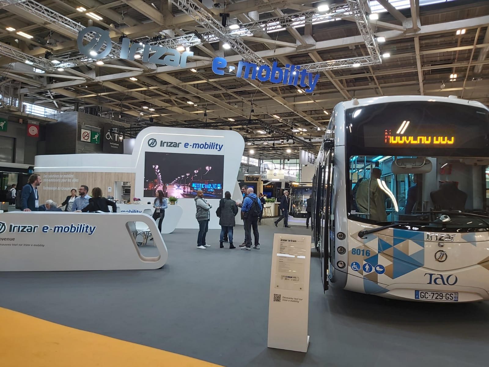 Irizar e-mobility en la feria European Mobility Expo de Paris