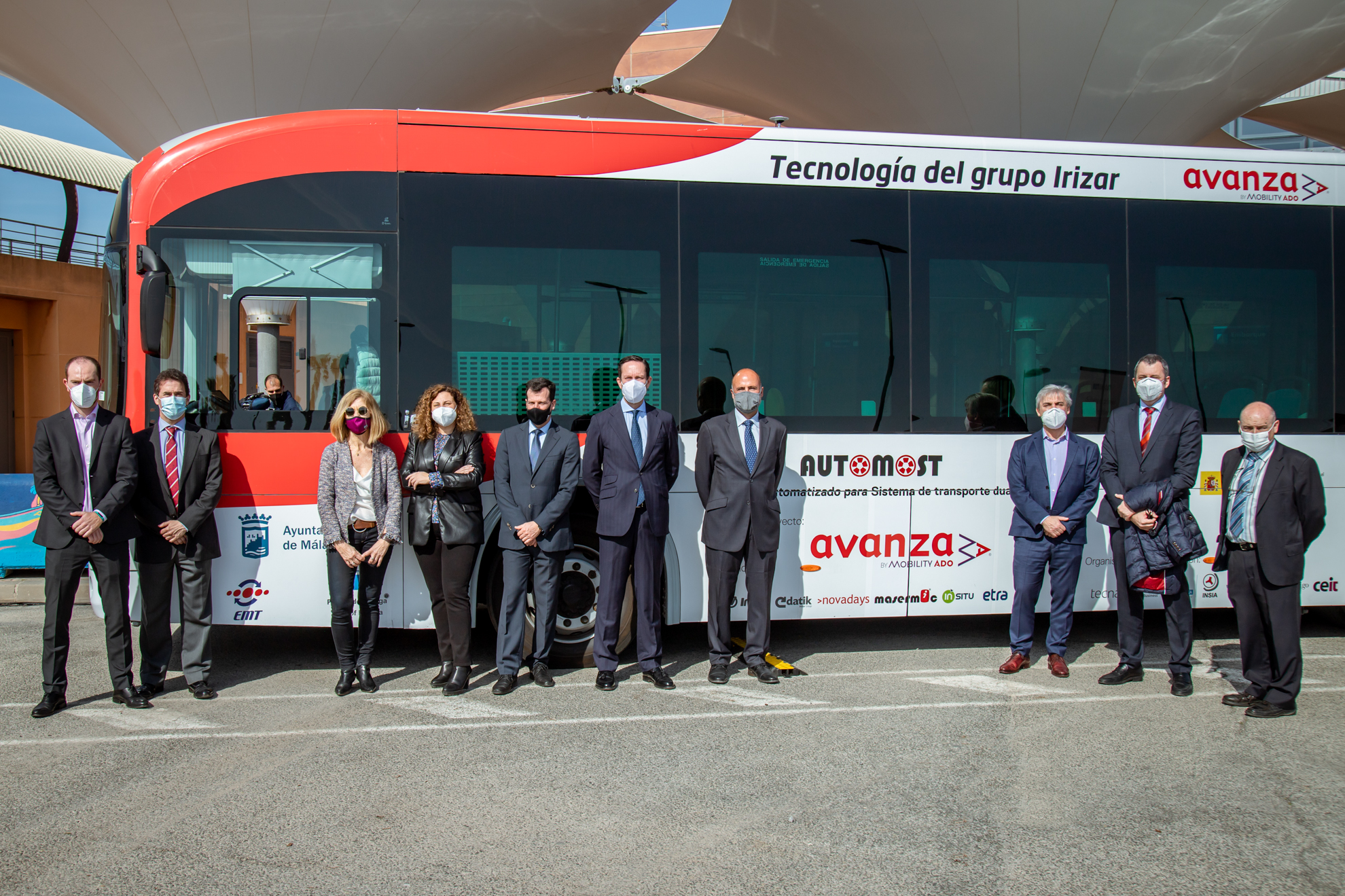 The First Zero Emissions Autonomous Irizar Bus Is on the Road in Malaga