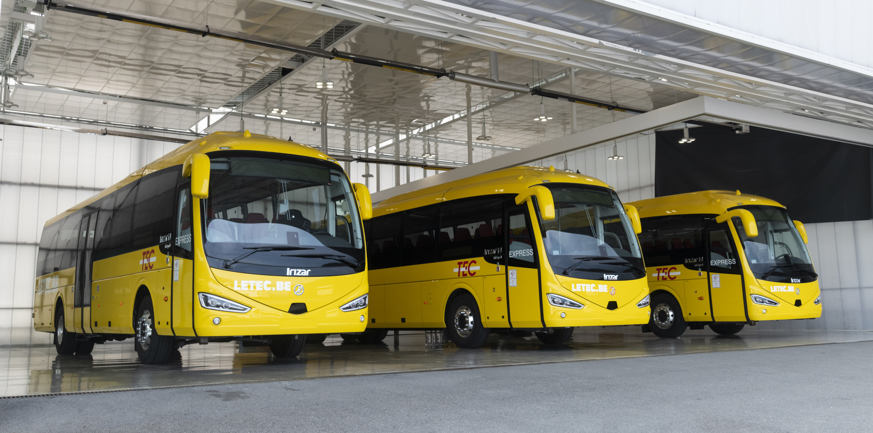 Des autocars Irizar pour le transport public de Wallonie, Belgique