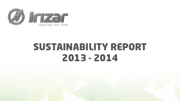 Sustainability report 2014-2013