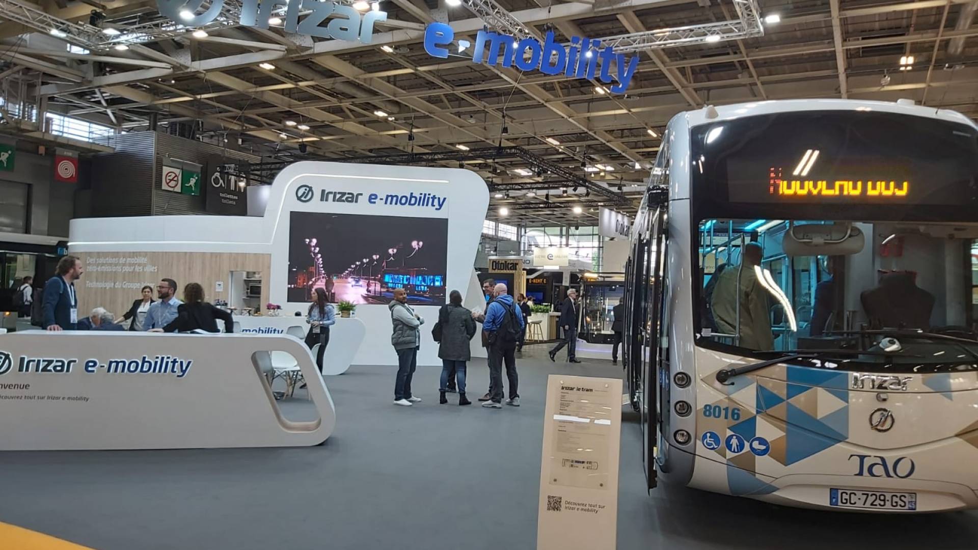 Irizar e-mobility en la feria European Mobility Expo de Paris