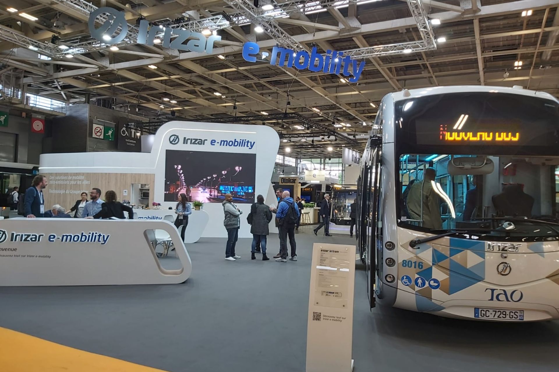 Irizar e-mobility en la feria European Mobility Expo de Paris