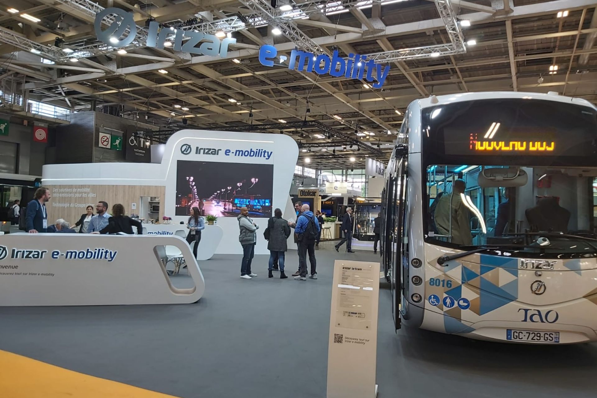 Irizar at the Paris European Mobility Expo Trade Fair