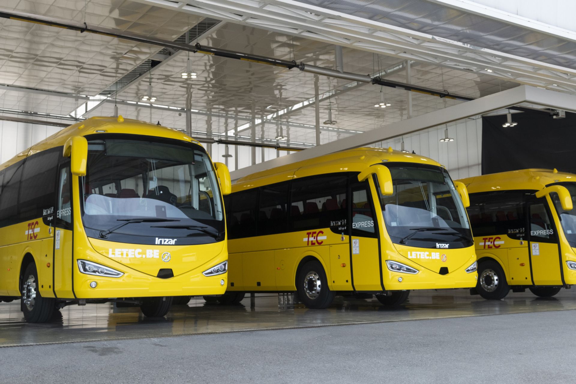 Autocares Irizar para el transporte público de Wallonia en Bélgica